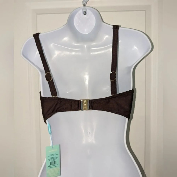 Sea Level Swim Casablanca Cross Fit MultiFit Bra Top Espresso Size US 8 - Picture 6 of 6